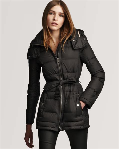 burberry brit womens jacket|burberry brit winter down jacket.